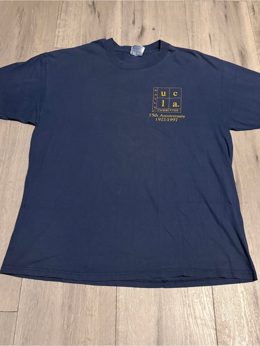 UCLA Navy Short-Sleeve 75th Anniversary Tee